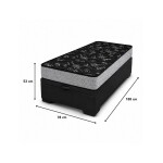 SOMMIER - VITAL 1 PLAZA 100% ESPUMA CON BOX BAÚL SOMMIER - VITAL 1 PLAZA 100% ESPUMA CON BOX BAÚL