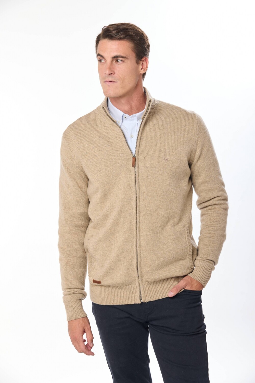 CAMPERA TEJIDA Beige