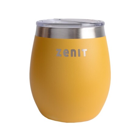 Mate Zenit Con Tapa Acero Inoxidable 240ML MOSTAZA