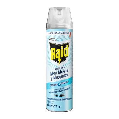 Raid Mata Moscas Y Mosquitos Efecto Seco 360 Ml. Raid Mata Moscas Y Mosquitos Efecto Seco 360 Ml.
