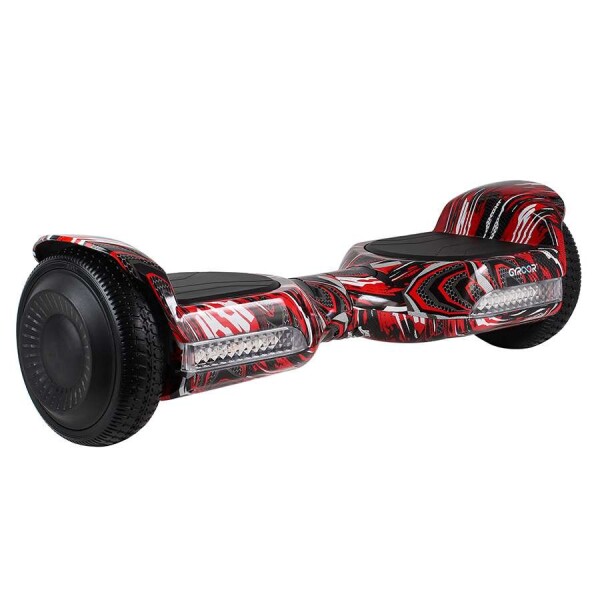 Patineta Skate Electrica Gyroor Balance Hoverboard Bt Color Variante Rojo