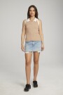 TOP RIB KNIT Beige