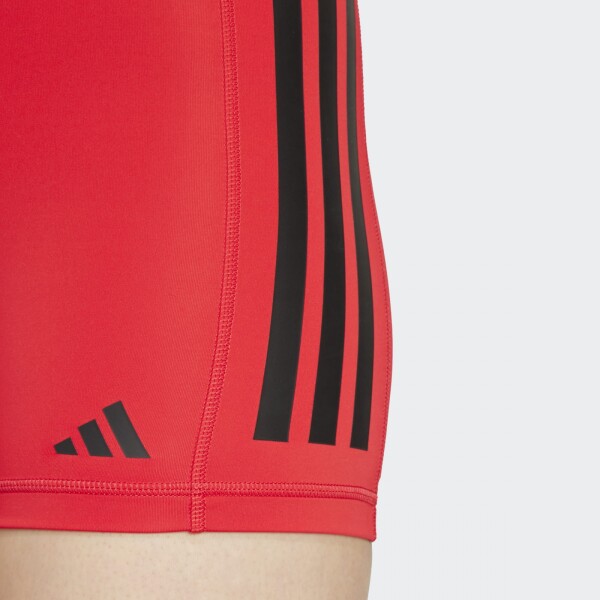 Calza Adidas Optime 3-Stripes Rojo