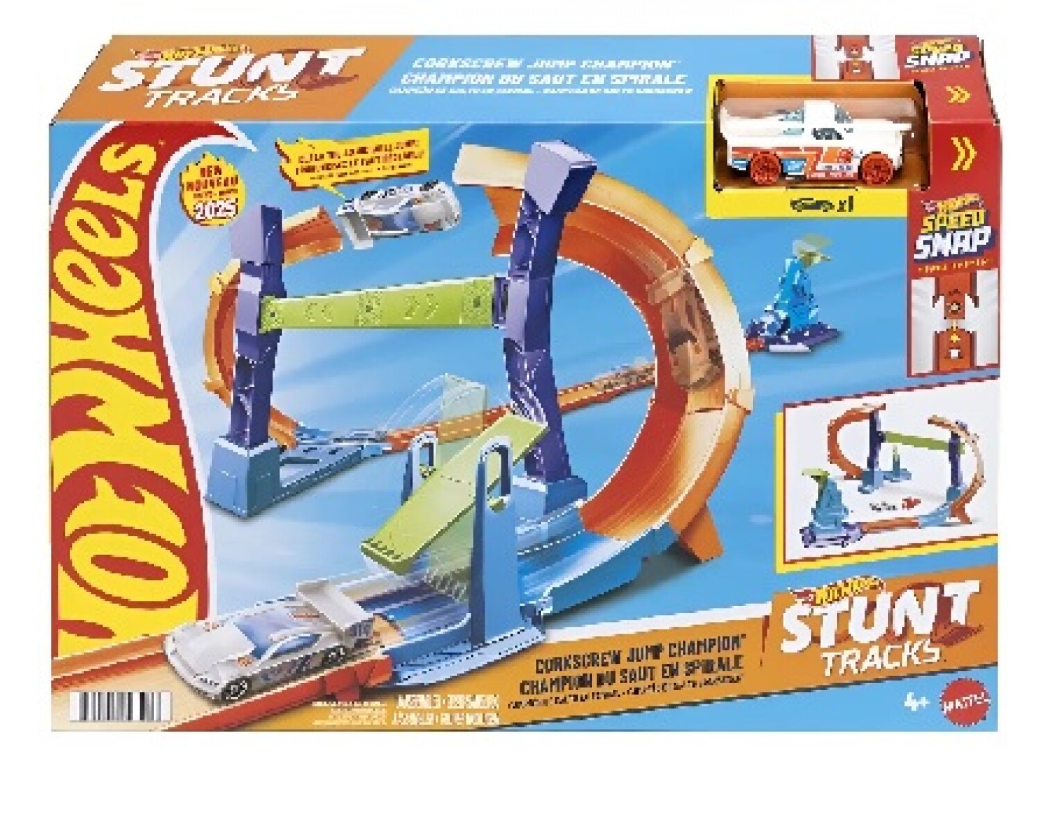 HOT WHEELS PISTAS - CAMPEÓN DE SALTO EN ESPIRAL 