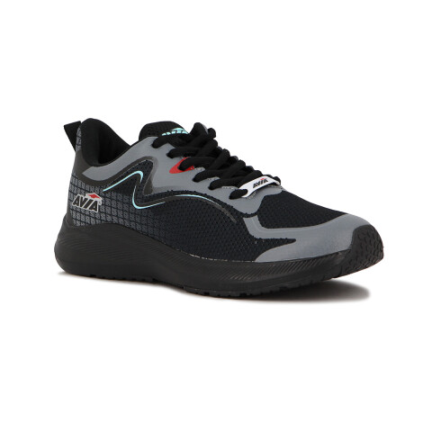Avia Zapatillas Acordonadas Para Hombre Rio- Black/DK Grey Negro-Gris