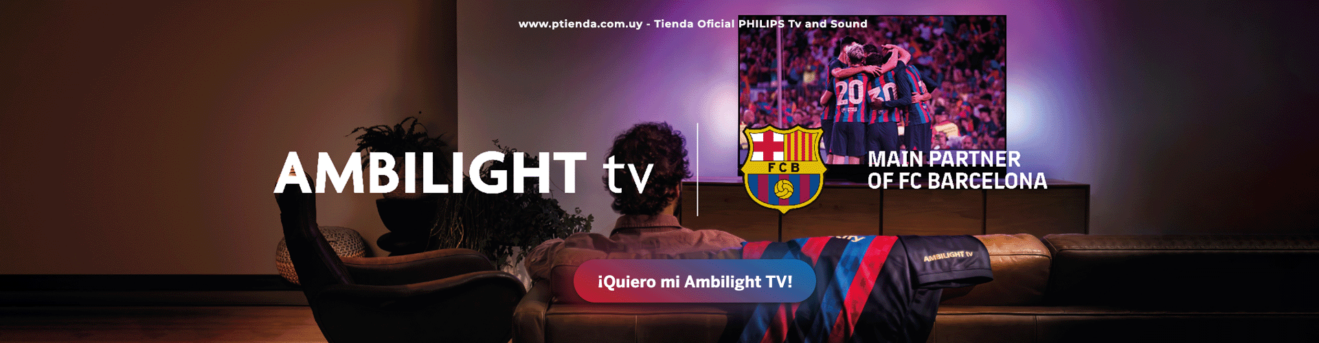 AMBILIGHT sponsor oficial de FC BARCELONA