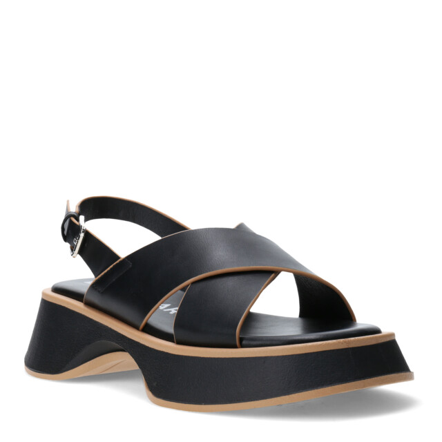Sandalias de Mujer Miss Carol BUDAPEST con tiras cruzadas Negro