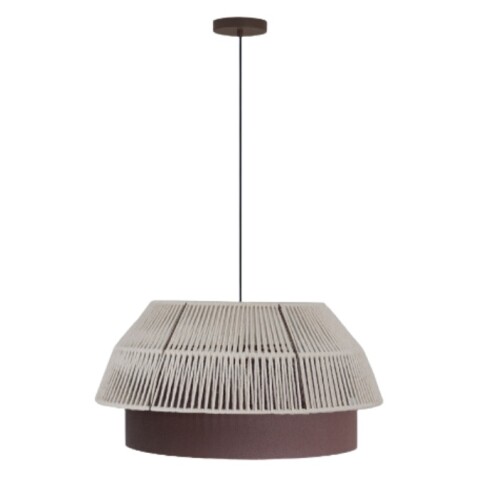 COLGANTE GAIA 50CM MARRON MACRAME COLGANTE GAIA 50CM MARRON MACRAME