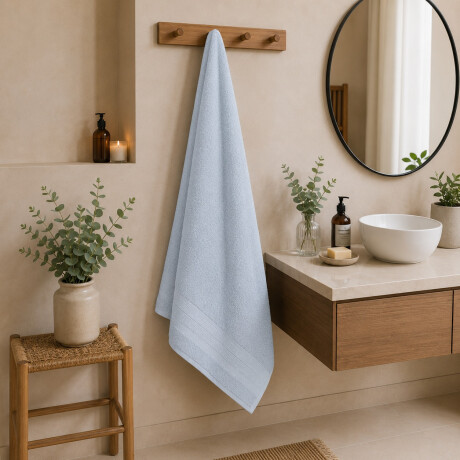 Toalla de Baño en Aldogón 86x150cm Empire Gris Claro