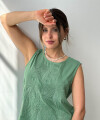 Blusa Palm verde