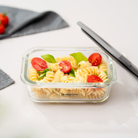 Pote de vidrio con tapa 225x170mm modelo VITTRA -TRAMONTINA TF0366