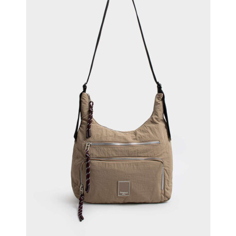 Cartera Saca Marron Beige
