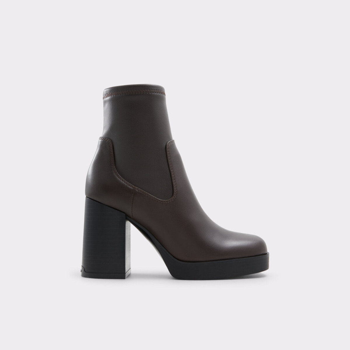 SERAPHICA DARK BROWN LEATHER - DARK BROWN 