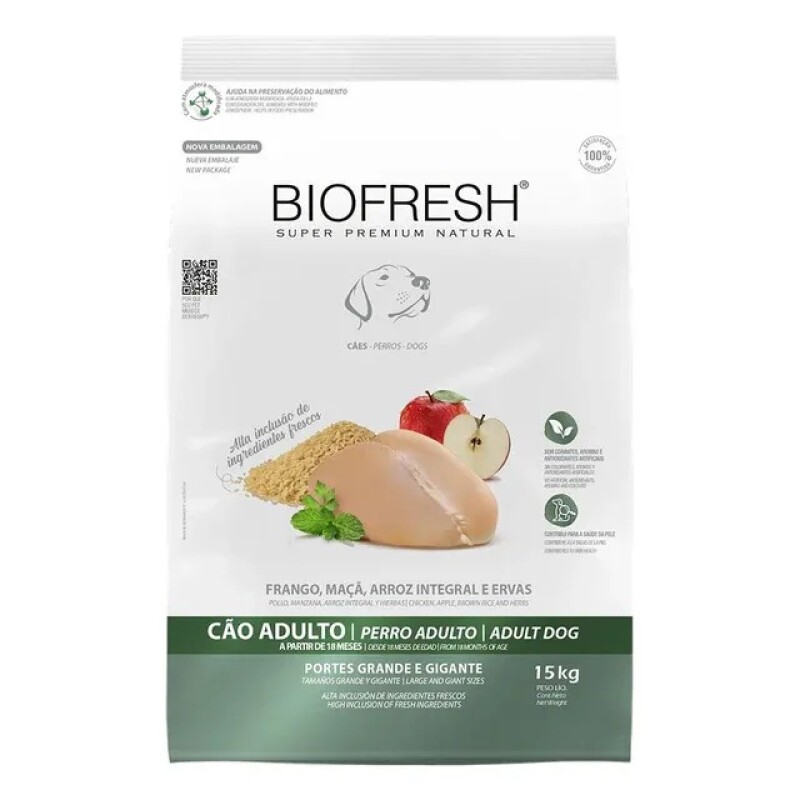 Biofresh Perro Adulto Raza Grande 15 Kg Biofresh Perro Adulto Raza Grande 15 Kg