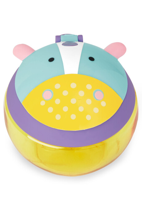 Tupper de snacks, diseño unicornio Sin color