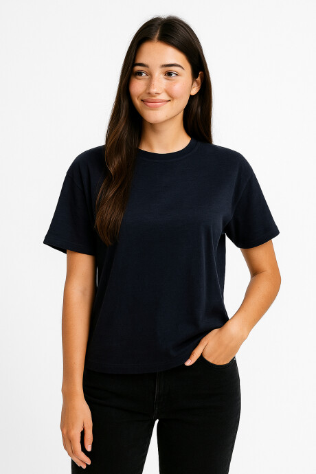 Remera Christalline Azul Noche