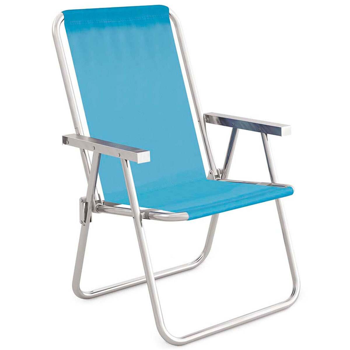 Silla Alta Conforto Aluminio - AZUL CLARO 