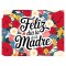 Lámina Feliz Día Mamá Flores Rectangular