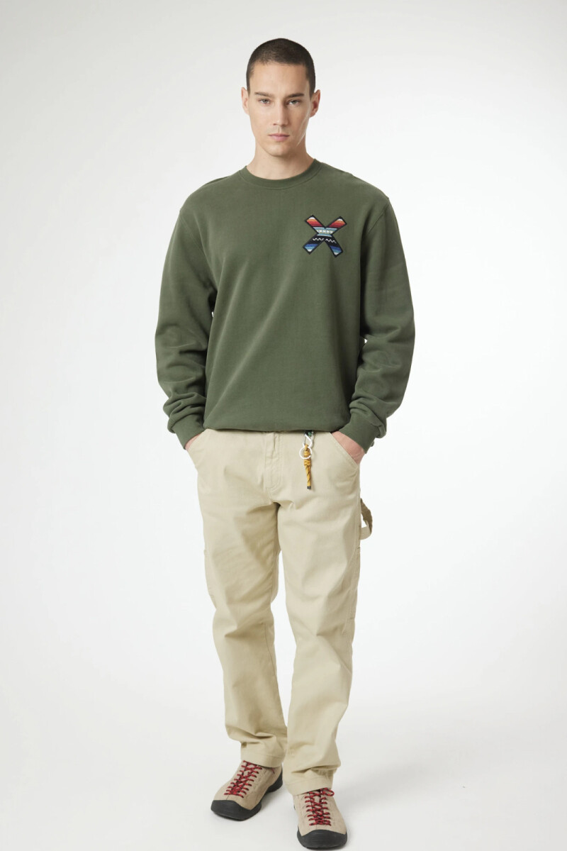 Sudadera Classic Blue Banana Khaki