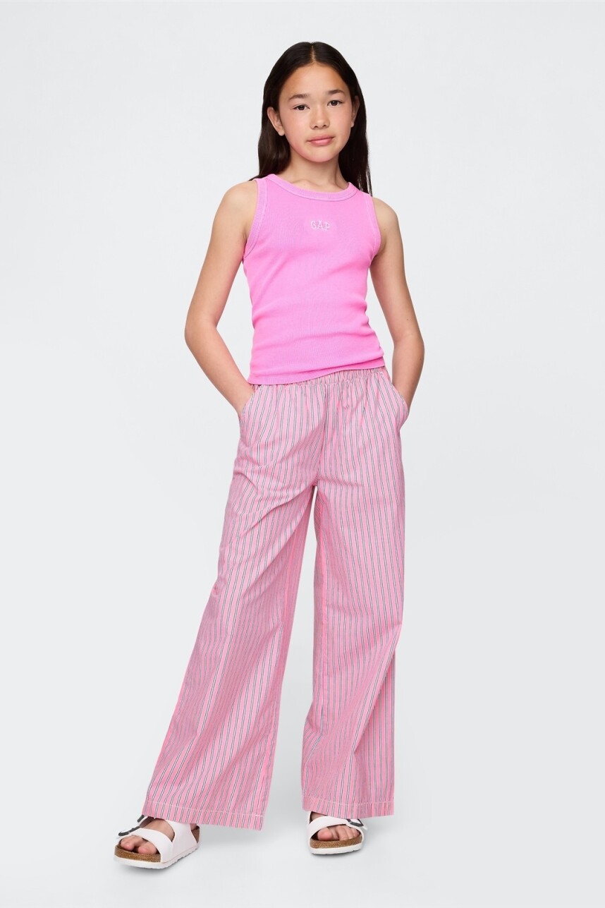 Jean Baggy Niña Pink Stripe 8172-1