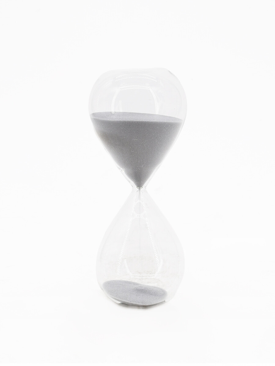 RELOJ DE ARENA 15 MINUTOS - GRIS OSCUROGenérico 