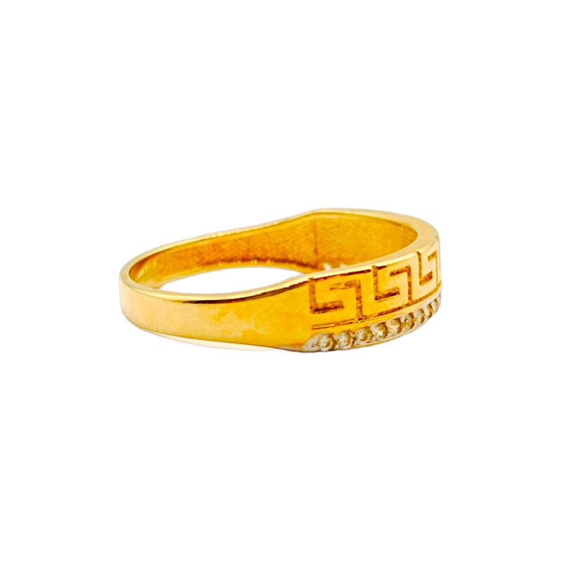 Anillo-Oro bajo-Piedra zirconia-AN8045 conpiedra