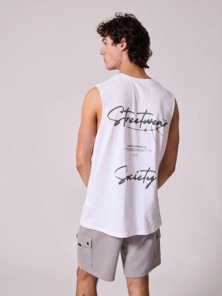 MUSCULOSA DIXIE RUNDA BLANCO