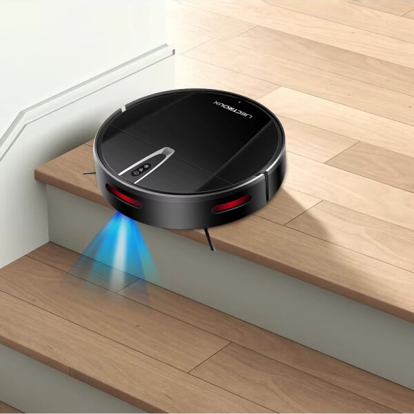Aspiradora Robot Inteligente Smart Liectroux V3S Pro Silenci Variante Color Negro
