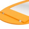 Espejo decorativo con estante Naranja