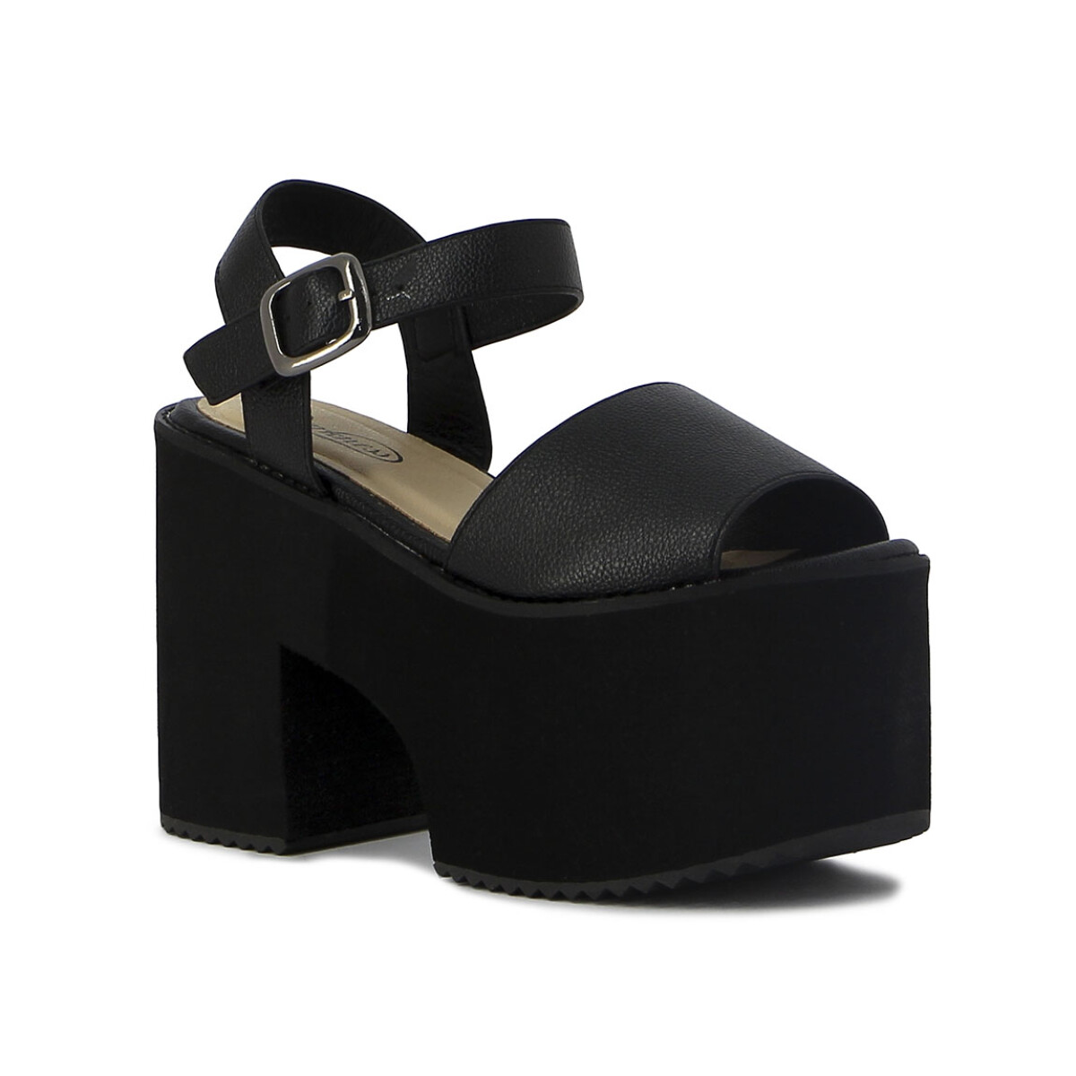 Sandalias Mujer Darkness Plataforma - Negro 