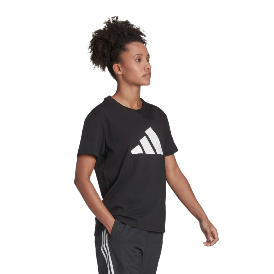 Remera de Mujer Adidas Sport Wear Wns Negro - Blanco