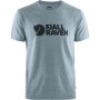 Polo Fjallraven Logo Hombre Uncle Blue-Melange
