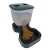 Comedero Automático Dispensador Alimento 8 Litros Mascotas Variante Color Negro