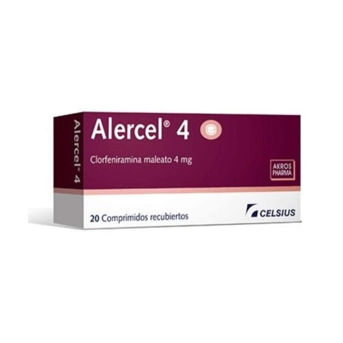 Alercel 8mg 20 Comprimidos 