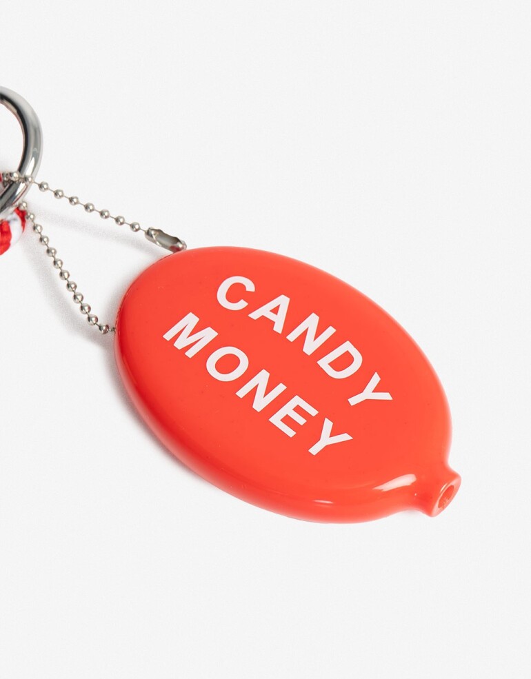 Llavero Cordón Llavero Y Charm Candy Money - Rojo Medio