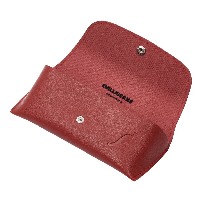 Estuche para lentes Chilli Beans Bordó