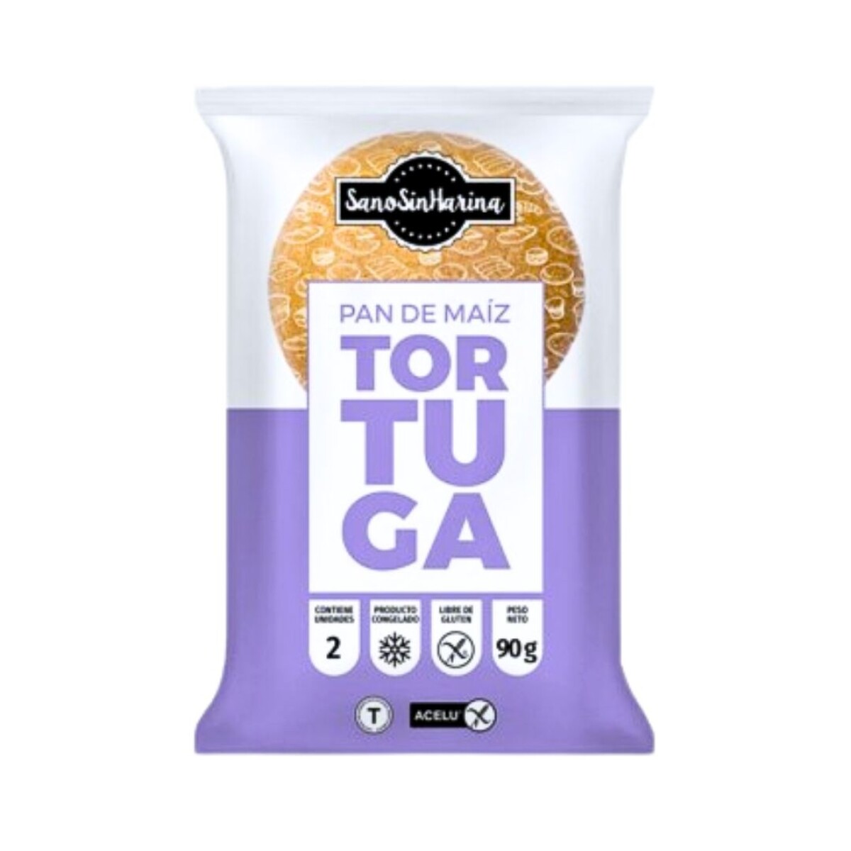 Pan tortuga Sano Sin Harina - 2 ud. 