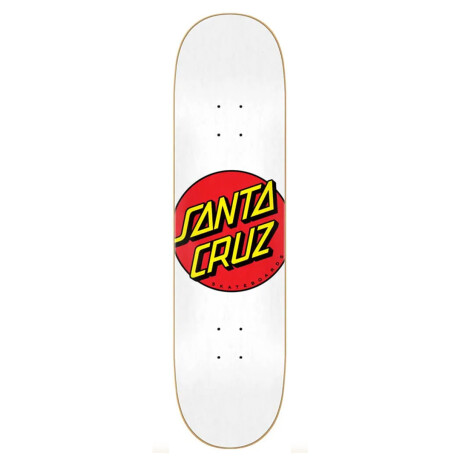 Deck Santa Cruz Classic Dot - 8.5¨ White (Sólo Tabla · Lija Incluída) Deck Santa Cruz Classic Dot - 8.5¨ White (Sólo Tabla · Lija Incluída)