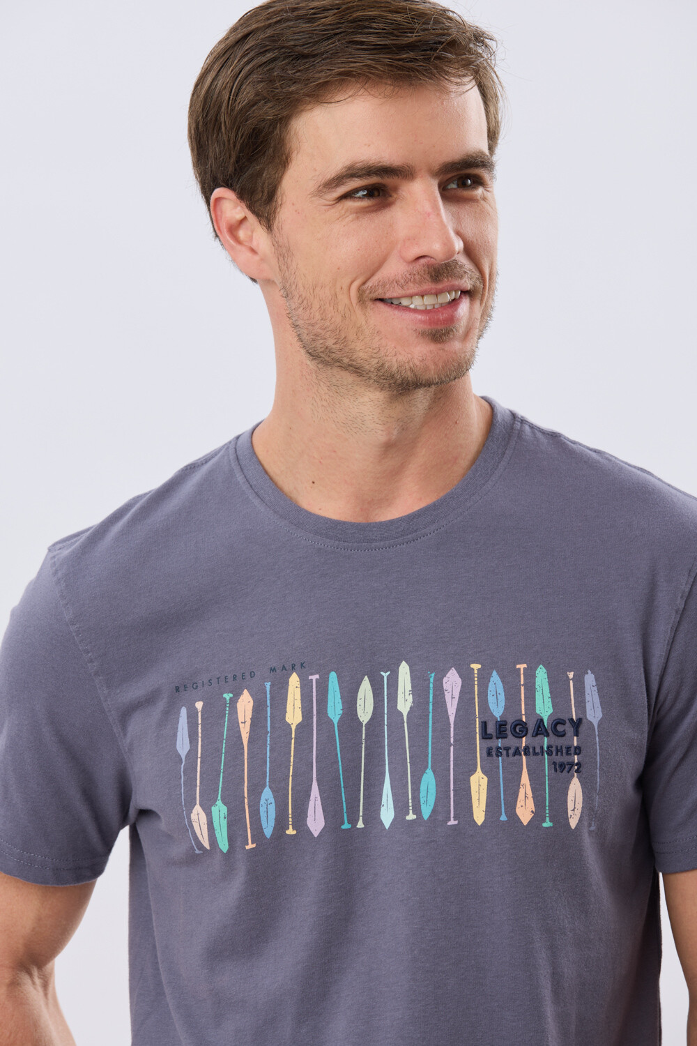 REMERA ESTAMPADA Azul