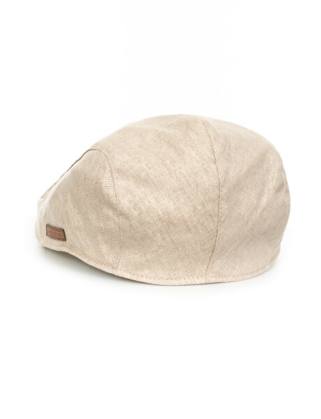 Gorra lino beige