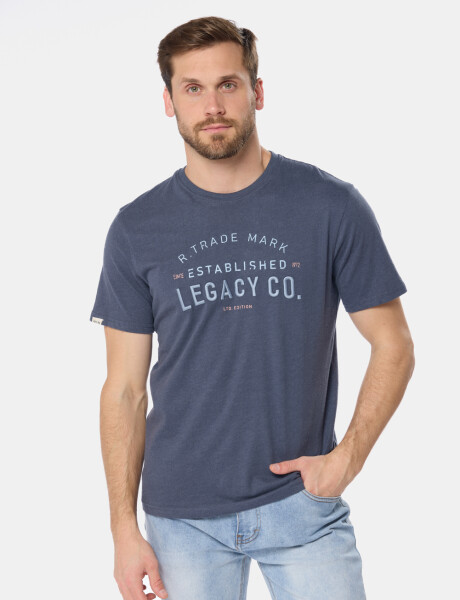 REMERA ESTAMPADA Azul