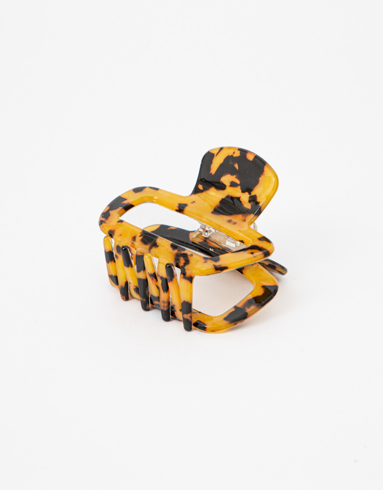 Broche Carey Broche Acrílico Carey - Marron Carey