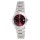 Reloj análogo en acero Casio Mujer Bordó