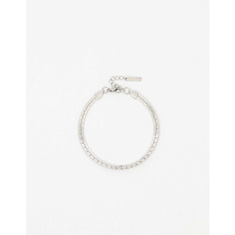 Pulsera Acero Plateado