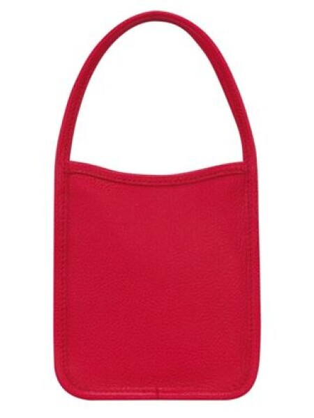 Longchamp -Cartera mini de cuero, Le foulonné Rojo