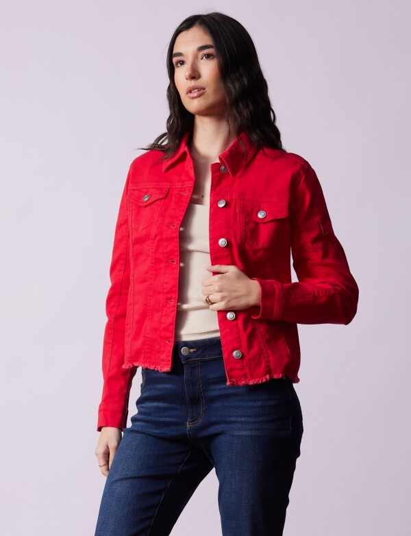 Camperita Jean Flecos ROJO