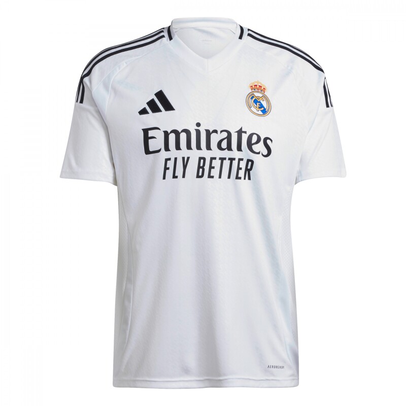 Remera Real Madrid Camiseta Oficial Camiseta 24/25 de Hombre Blanco