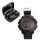 Set Reloj Deportivo Hombre + Auriculares M27 Inalámbricos BT Azul