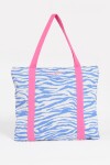 Bolso cebra celeste