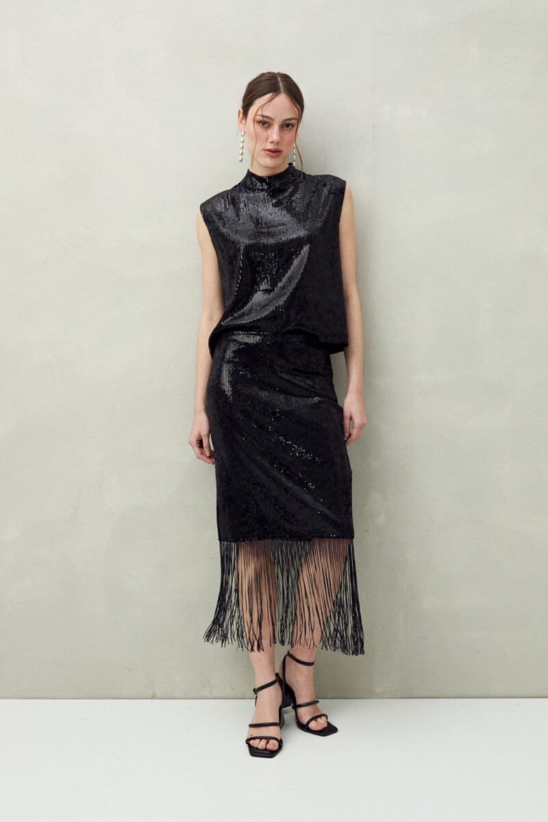 FALDA SASKIA - Negro 